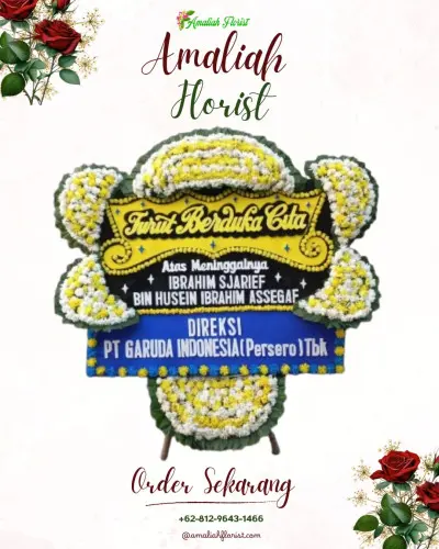 Papan Bunga Duka di Ciriung